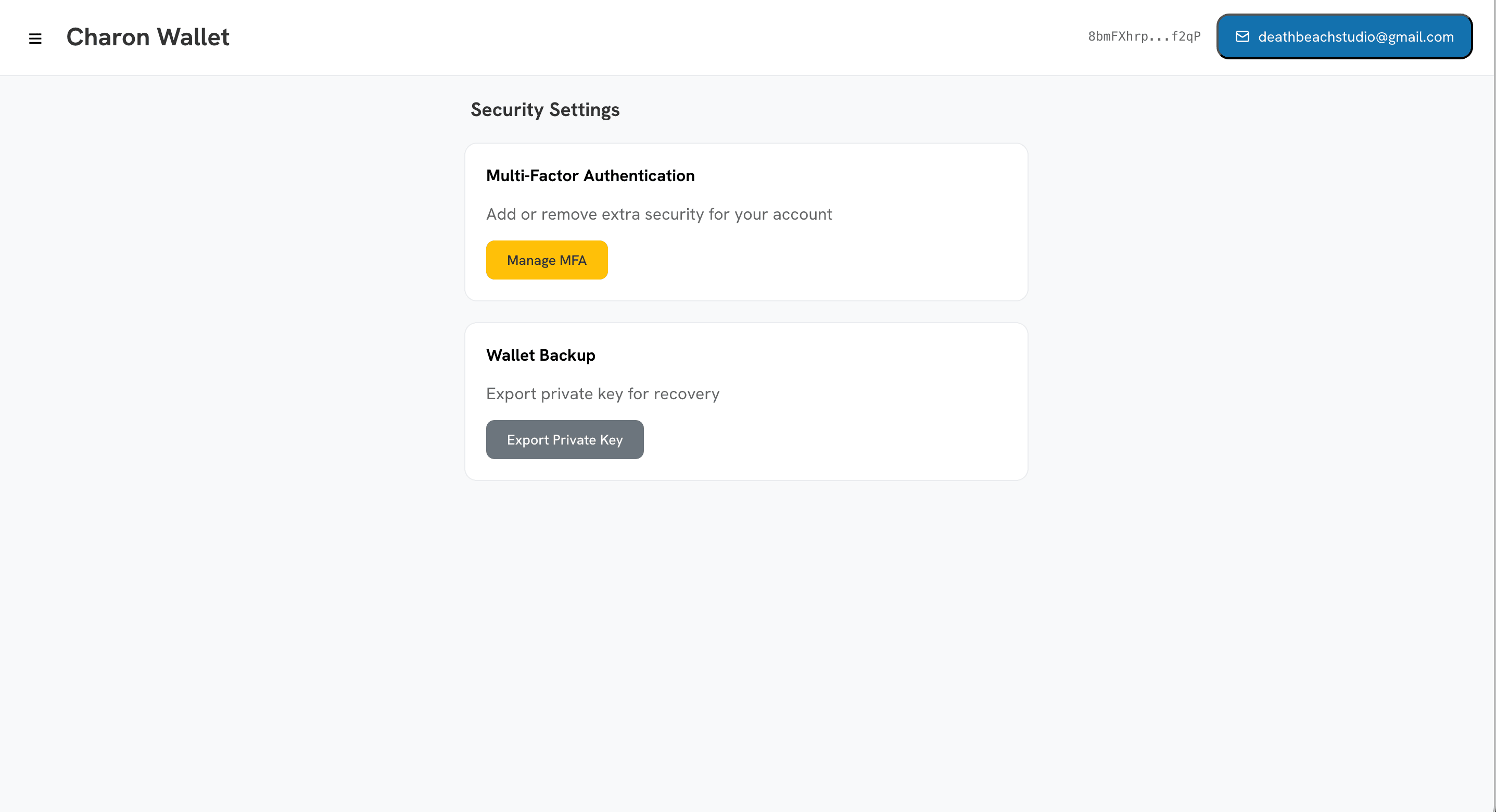 Charon Wallet image 2